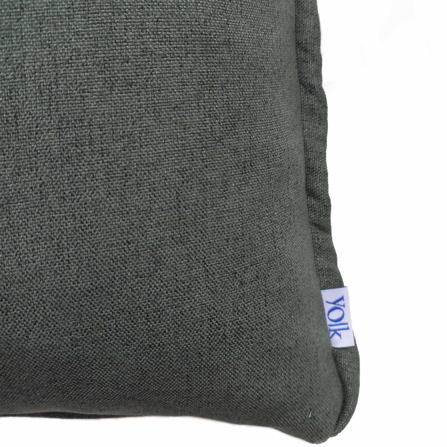 Forest green cushion detail
