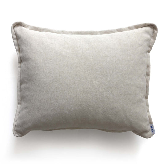Handmade decorative cushion, cream white colour