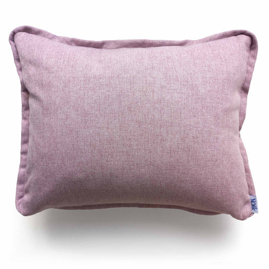 Pink rectangular decorative cushion