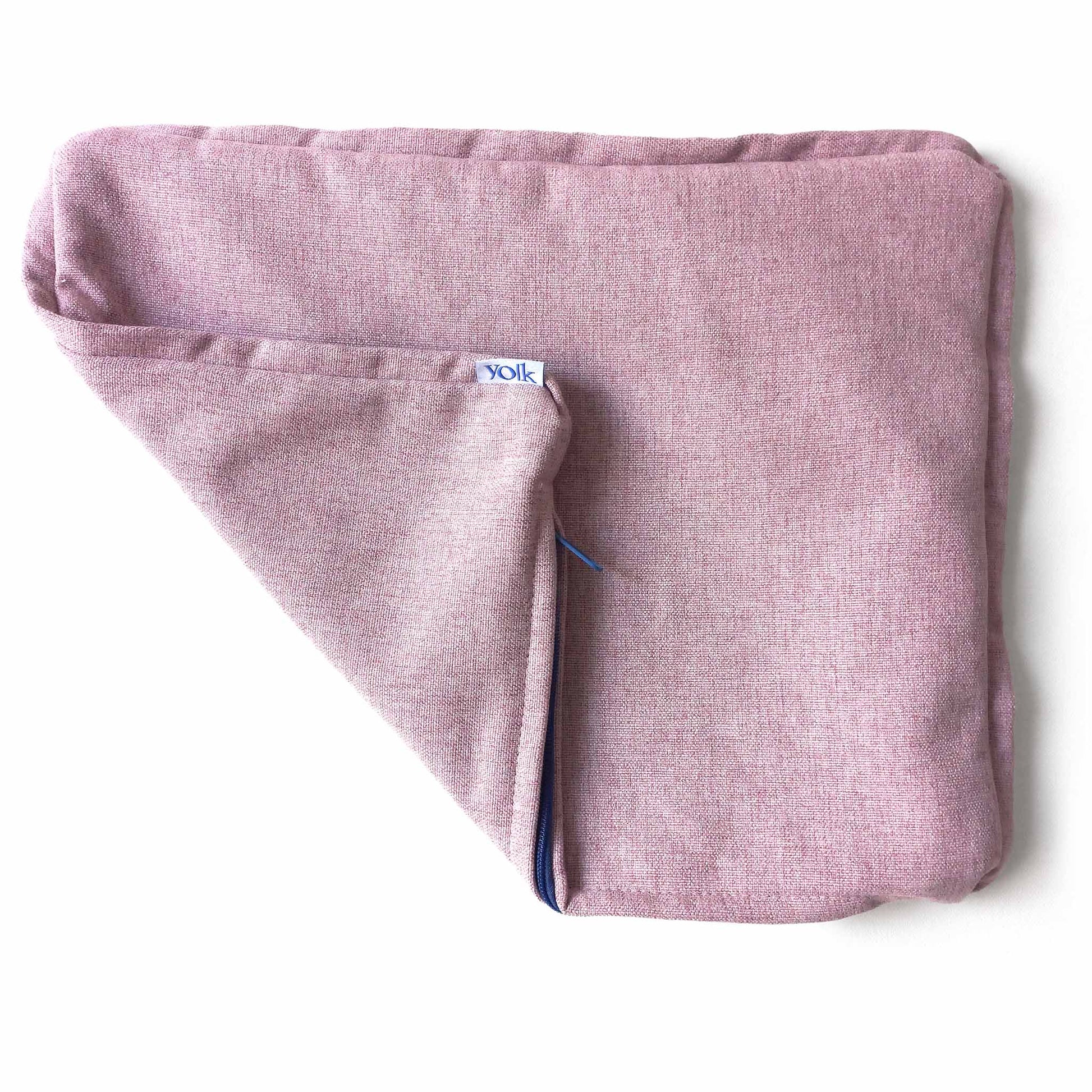 Pink rectangular decorative cushion cover