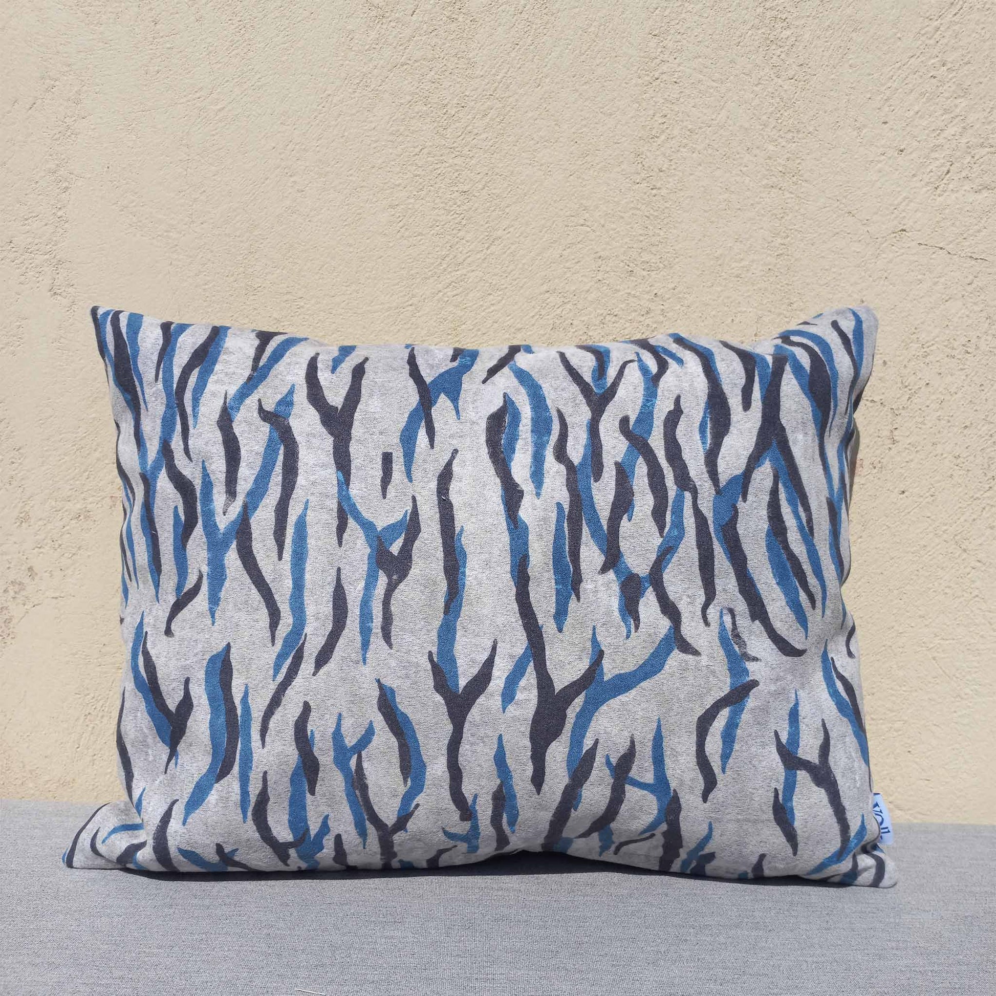 Printed decorative cushion outside